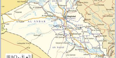 Kartta Irakin tiet