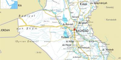 Kartta Irakin river