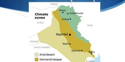Kartta Irakin ilmasto